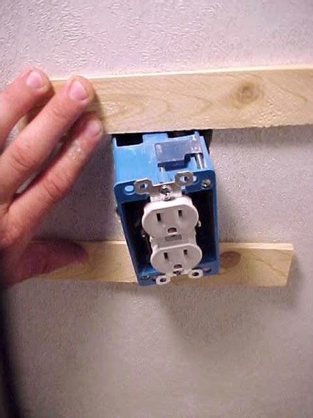 removing electrical outlet box|electrical outlet box replacement.